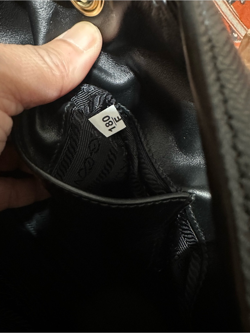 PRADA❤️🌟BLACK SAFFIANO LEATHERL BUCKET BAG WITH GOLD HARDWARE ⭐️ - Picture 15 of 15